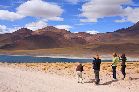 Het hooggebergte met heldere luchten zijn een geliefd foto-onderwerp.