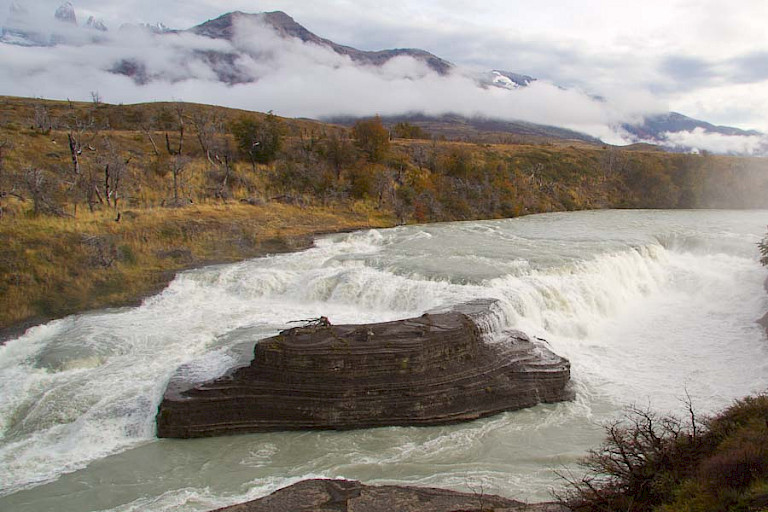 Salto Paine in NP Torres del Paine, Chili.